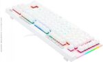 Redragon Magic Wand Pro RGB Branco: teclado óptico gamer ABNT2 com switch vermelho e alta precisão para jogos. - Imagem 9