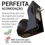 Sculpy Suporte de Tomada para Alexa Echo Pop: organização, encaixe perfeito e instalação fácil na parede. - Imagem 7