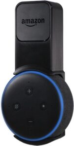 Suporte Alexa Echo Dot 3 com fio escondido e instalação sem furos, design minimalista e seguro. - Imagem 5