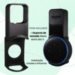 Suporte Alexa Echo Dot 3 com fio escondido e instalação sem furos, design minimalista e seguro. - Imagem 8