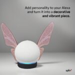 Splin Suporte Stand Mesa para Alexa Echo Dot 5 rosa: design elegante, encaixe seguro e toque decorativo exclusivo para seu ambiente. - Imagem 6