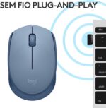 Mouse sem fio Logitech M170: conforto ambidestro, conexão USB e 12 meses de bateria para compra prática e eficiente. - Imagem 6