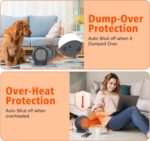 Coolfor Aquecedor de Ambiente PTC Portátil: aquecimento rápido, silencioso e seguro para casa, quarto e escritório - Imagem 5