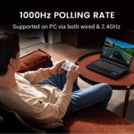 GameSir G7 Pro Branco: controle tri-mode com Hall Effect, 1000Hz e anti-drift para Xbox, PC e Android - Imagem 4