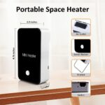 YOUCIDI Aquecedor Portátil de Mesa 200W: aquecimento rápido e silencioso para quarto e escritório - Imagem 5
