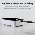 YOUCIDI Aquecedor Portátil de Mesa 200W: aquecimento rápido e silencioso para quarto e escritório - Imagem 6