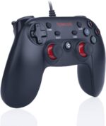 Controle Gamer Redragon Saturn G807: conforto, precisão e compatibilidade para jogar no PC com vibração e modo Turbo. - Imagem 3