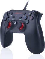 Controle Gamer Redragon Saturn G807: conforto, precisão e compatibilidade para jogar no PC com vibração e modo Turbo. - Imagem 4