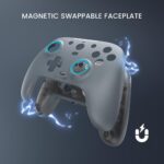 GameSir G7 SE: controle com fio para PC e Xbox, precisão Hall Effect, plug and play, conforto e botões traseiros programáveis - Imagem 5