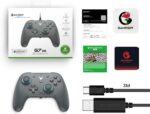 GameSir G7 SE: controle com fio para PC e Xbox, precisão Hall Effect, plug and play, conforto e botões traseiros programáveis - Imagem 8