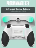 Controle Sem Fio PS4/PC/Android/iOS com 6 eixos, vibração dupla e áudio 3,5 mm para jogar com mais precisão e conforto - Imagem 6