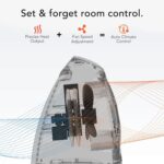 Vornado AVH10: aquecimento inteligente, seguro e eficiente com modo ventilador e termostato ajustável para toda a casa. - Imagem 3