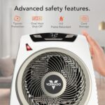 Vornado AVH10: aquecimento inteligente, seguro e eficiente com modo ventilador e termostato ajustável para toda a casa. - Imagem 4