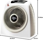 Vornado AVH10: aquecimento inteligente, seguro e eficiente com modo ventilador e termostato ajustável para toda a casa. - Imagem 7