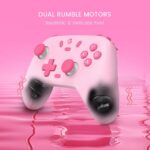 GameSir Nova Lite Rosa: controle multiconexão com Hall Effect, turbo e vibração para PC, Switch e mobile - Imagem 4