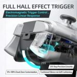 Machenike G5 Pro: controle tri-mode com Hall, macros e alta precisão para PC, Switch, Android e iOS - Imagem 5