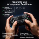 Controle Gamer Varenzia Bluetooth com suporte para celular, turbo e bateria recarregável para jogar com mais desempenho. - Imagem 4