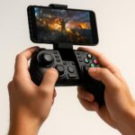 Controle Gamer Varenzia Bluetooth com suporte para celular, turbo e bateria recarregável para jogar com mais desempenho. - Imagem 8