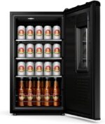 Cervejeira Consul Preta CZE12BE 220v: cervejas geladas sem congelar, com capacidade para 75 latas e controle digital de temperatura. - Imagem 4