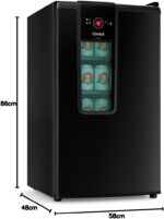 Cervejeira Consul Preta CZE12BE 220v: cervejas geladas sem congelar, com capacidade para 75 latas e controle digital de temperatura. - Imagem 10