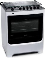 Fogão Consul 6 bocas branco com acendimento automático e botões removíveis para mais praticidade na cozinha - Imagem 3