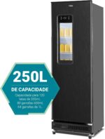 Cervejeira Philco PCV25A 250L 2 em 1: refrigeração ideal com controle digital e degelo automático. - Imagem 8