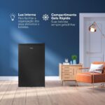 Frigobar Eos Ice Compact 124L: mais espaço, gela rápido e design preto 220V para sua casa ou escritório. - Imagem 3