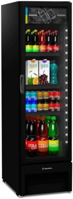 Refrigerador Expositor Metalfrio All Black 296L: destaque suas bebidas com conservação ideal e design premium para vender mais. - Imagem 3
