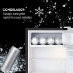 Frigobar EOS 71L Ice Compact Preto com compressor, gela rápido e baixo consumo para sua casa ou escritório. - Imagem 5