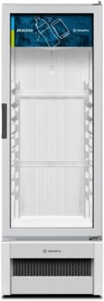Expositor Metalfrio VB25 Light 256L com vidro antiembaçante, LED e Frost Free para bebidas sempre visíveis e geladas - Imagem 3