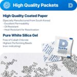 200 pacotes Dry & Dry 1g: sílica gel premium segura, reutilizável e eficaz contra umidade - Imagem 2