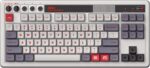 8Bitdo Retro Mechanical Keyboard, Bluetooth/2.4G/USB-C Hot Swappable Gaming Keyboard with 87 Keys, Dual Super Programmable Buttons for Windows and Android - N EditionQ - Imagem 2
