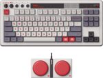 8Bitdo Retro Mechanical Keyboard, Bluetooth/2.4G/USB-C Hot Swappable Gaming Keyboard with 87 Keys, Dual Super Programmable Buttons for Windows and Android - N EditionQ