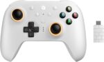 8Bitdo Ultimate 2 White: controle sem fio preciso com TMR, gatilhos ajustáveis e baixa latência para Windows e Android - Imagem 2