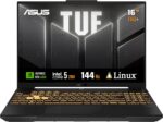 ASUS TUF Gaming F16 Intel Core 5, RTX 4050, 8 GB, 512 GB SSD, KeepOS,16.0'' FHD, Mecha Gray - FX607VU-RL054
