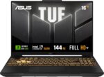 ASUS TUF Gaming F16 Intel Core i7, RTX 4050, 16 GB, 512 GB SSD, W11 Home,16.0'' FHD, Mecha Gray - FX607VU-RL007W