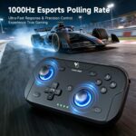 Ace Gamer Wireless Pocket Controller: compacto, preciso e compatível com Switch, PC, Android e iOS.