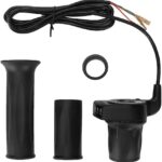 Acelerador de meia torção para bike elétrica com indicador de bateria, ABS resistente e instalação fácil para mini bikes e scooters