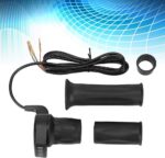 Acelerador de meia torção para bike elétrica com indicador de bateria, ABS resistente e instalação fácil para mini bikes e scooters - Imagem 2