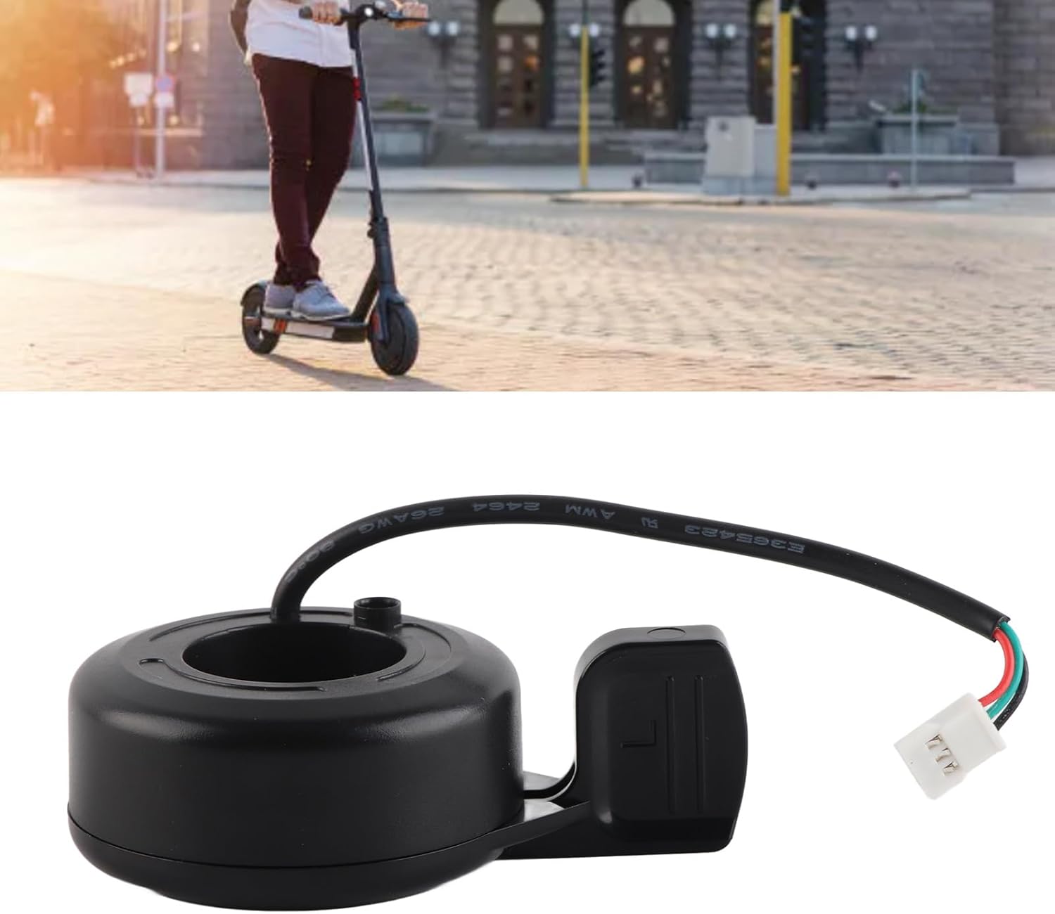 Acelerador de scooter elétrica S1 de alta sensibilidade, confortável, durável Acelerador de scooter elétrica S1 de alta sensibilidade, confortável, durável e fácil de instalar para substituição imediata.