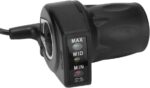 Acelerador meia torção 36V com indicador de bateria, ABS resistente e fácil instalação para bicicletas elétricas e scooters. - Imagem 2