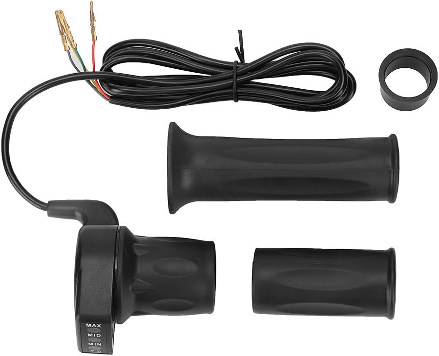 Acelerador meia torção 36V ergonômico com indicador de bateria para Acelerador meia torção 36V ergonômico com indicador de bateria para e-bikes e scooters dobráveis