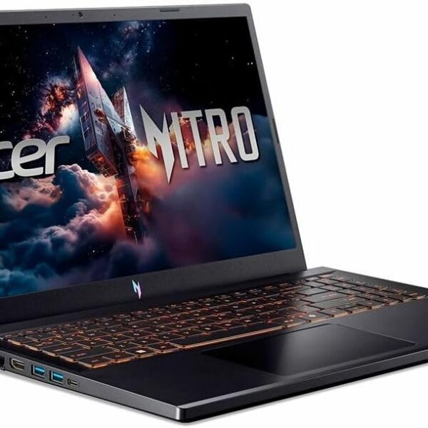 Acer Nitro V 15 ANV15-52-57BB, Notebook Gamer 15.6" FHD 165Hz, Intel Core i5-13420H, RTX 5050 8GB, 16GB RAM, SSD 512GB, Preto