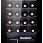 Adega Climatizada Eos Eac24g 24 Garrafas 110v com painel touch e LED, ideal para conservar vinhos na temperatura certa.