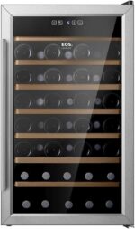 Adega Climatizada Eos Premium Eac51m 51 Garrafas 110v com controle eletrônico e refrigeração por compressor para melhor conservação.