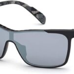 Adidas Óculos de sol SP0019 cinza espelhado CAT3: estilo, proteção e conforto para o verão e esportes.