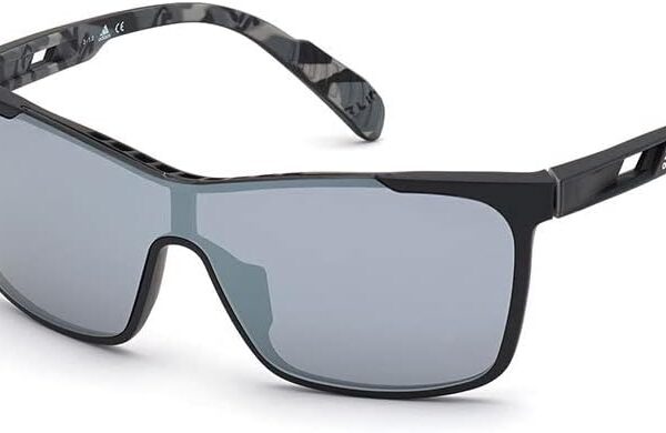 Adidas Óculos de sol SP0019 cinza espelhado CAT3: estilo, proteção e conforto para o verão e esportes.