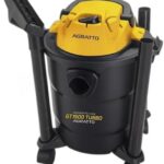 Agratto Aspirador de pó e água GT1500 Turbo 11L 1400W: alta sucção, função soprador e bocal multiuso para limpeza prática.