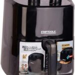 Air Fryer 3,4L 1200W: fritura sem óleo, com timer, termostato e desligamento automático.
