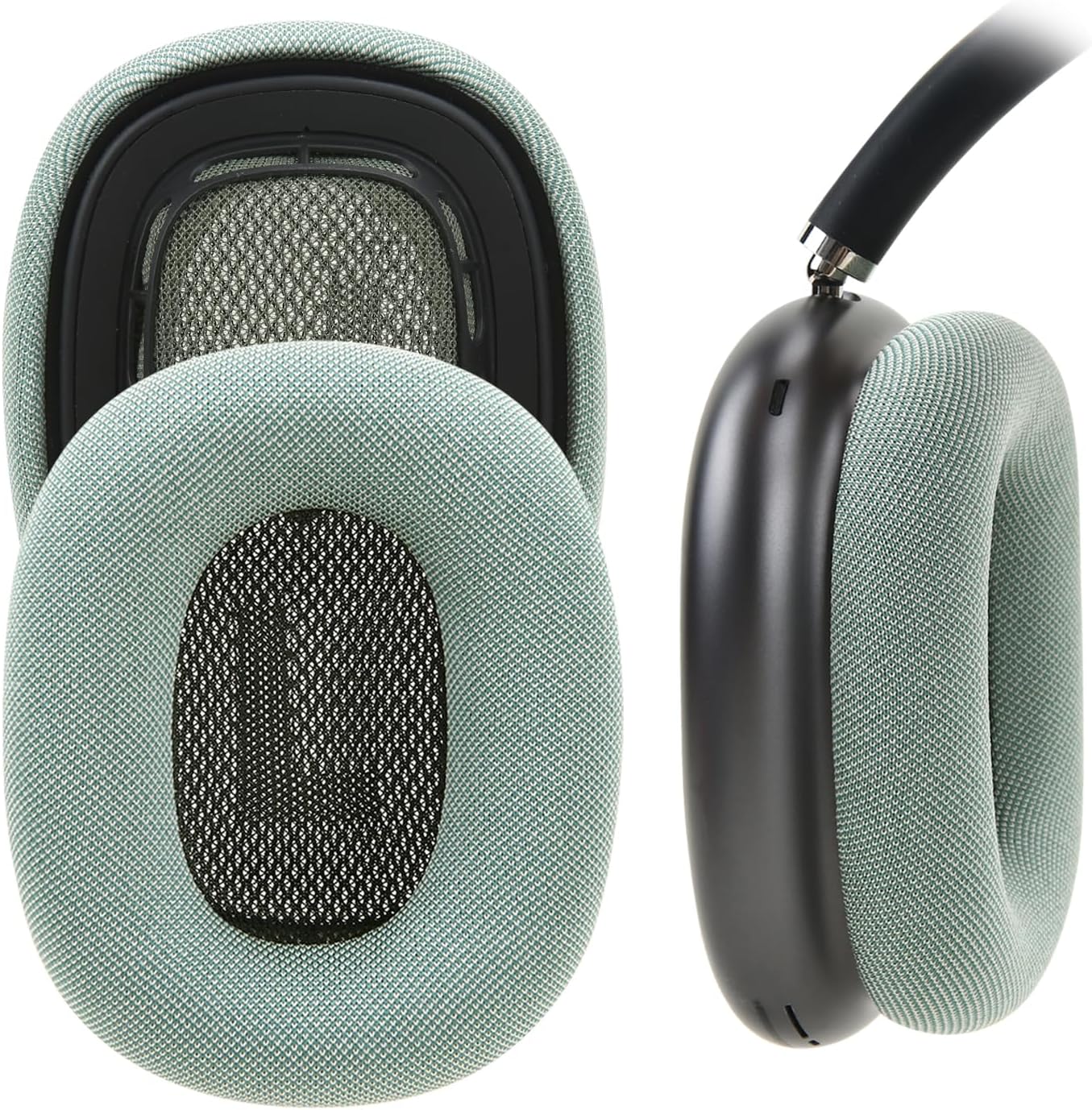 Almofadas Earrock para AirPods Max com conforto premium, isolamento acústico Almofadas Earrock para AirPods Max com conforto premium, isolamento acústico e ímã forte na cor verde